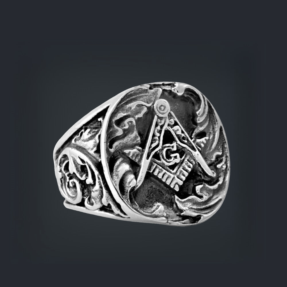 [ SANDBOX_#12W ] MASONIC WAVE GEOMETRY SIGNET