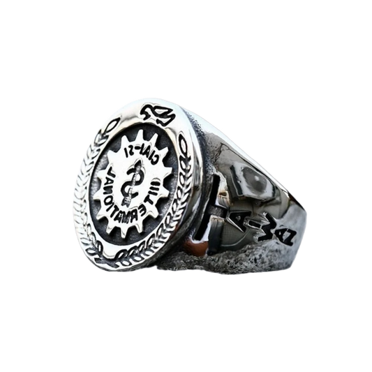 [ NODE_#09A ] CYBER CAPITAL GEAR SIGNET RING