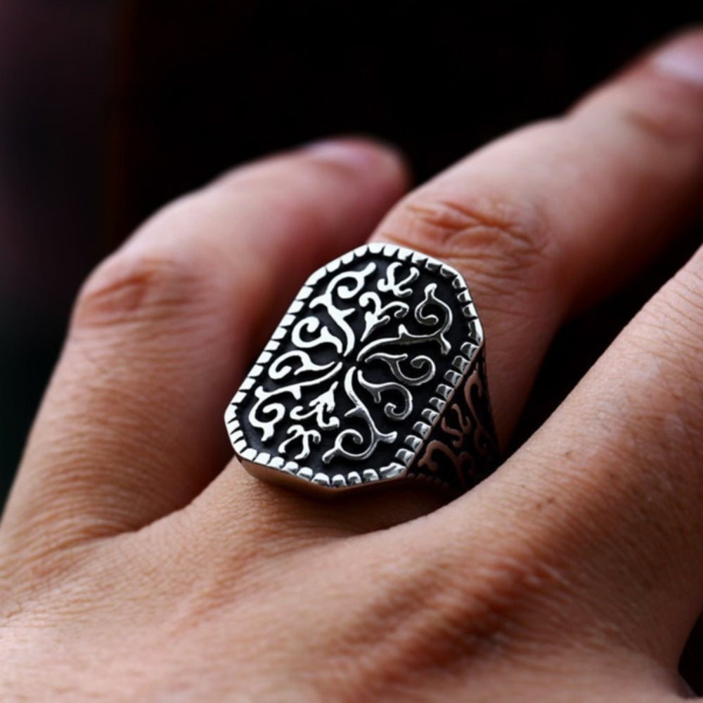 [ PATCH_4.04 ] VINE GRID ENCRYPTED SHIELD RING