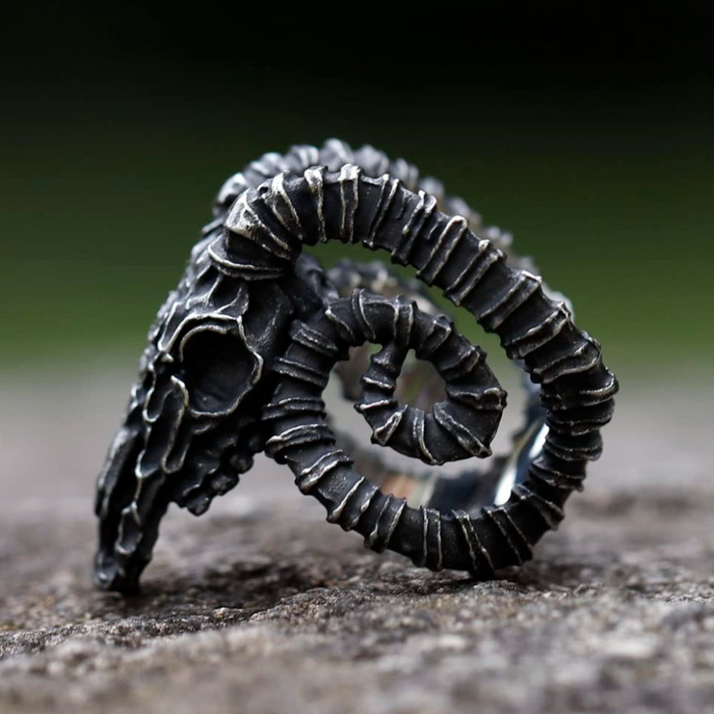 [ BUILD_#01A ] RAM SHIELD SIGNET RING