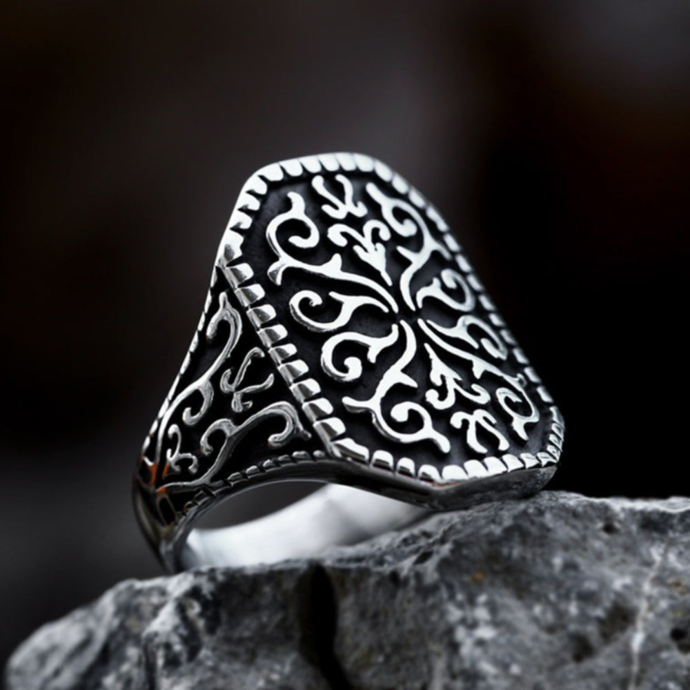 [ PATCH_4.04 ] VINE GRID ENCRYPTED SHIELD RING