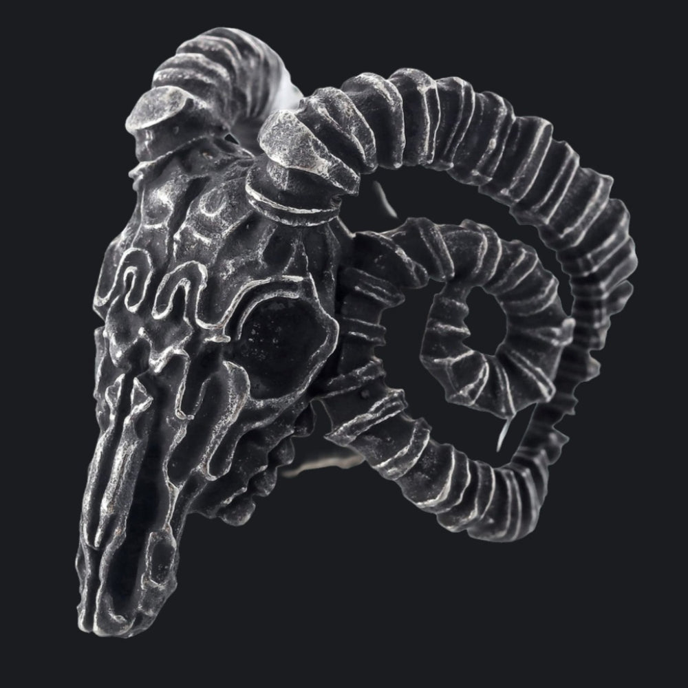[ BUILD_#01A ] RAM SHIELD SIGNET RING
