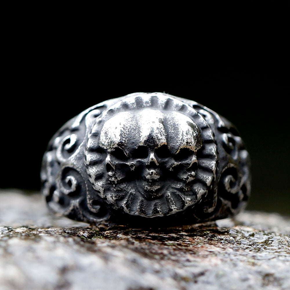 [ DECRYPT_#03X ] TRIPLE SKULL GEAR SIGNET