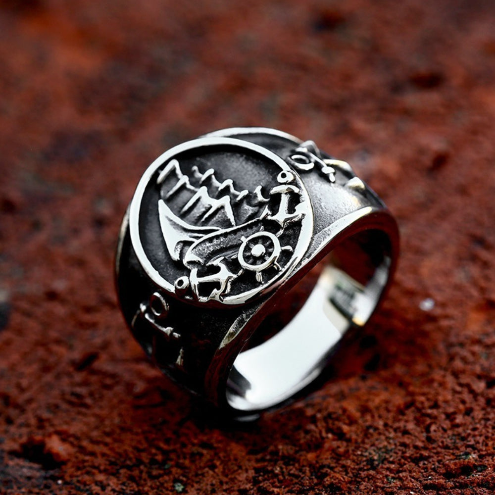[ BUILD_#02B ] GHOST SHIP ENCRYPTED SIGNET RING