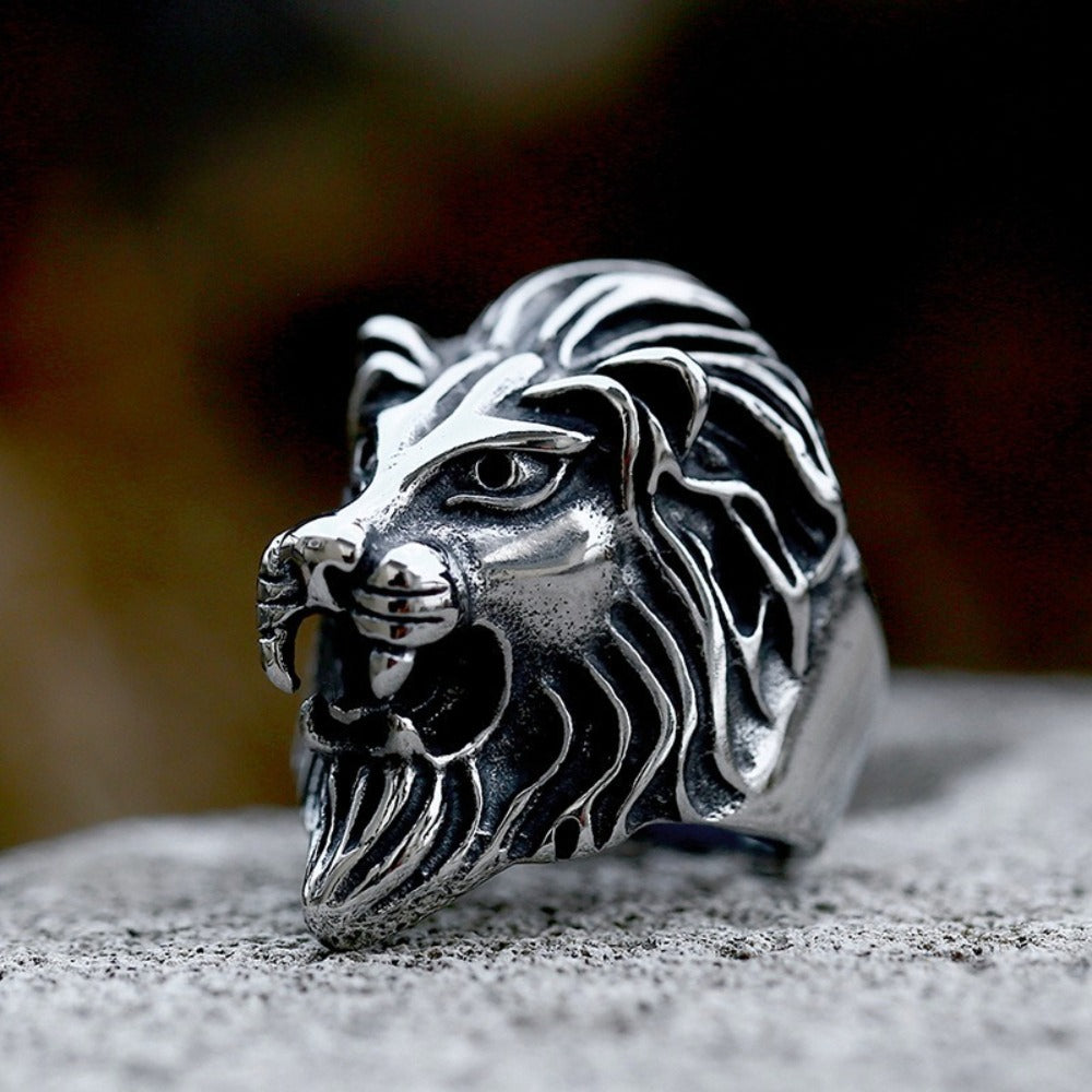 [ LINK_#08A ] ROARING LION APEX IMPLANT RING