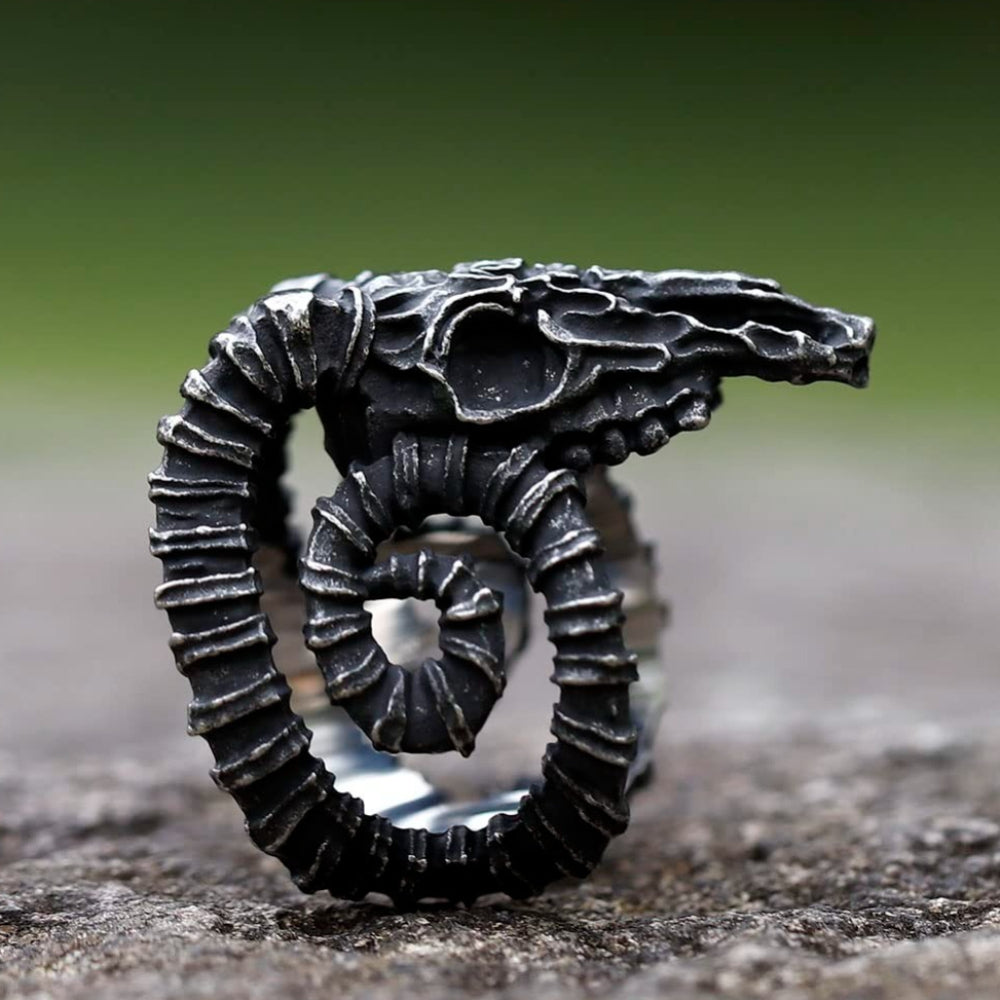 [ BUILD_#01A ] RAM SHIELD SIGNET RING